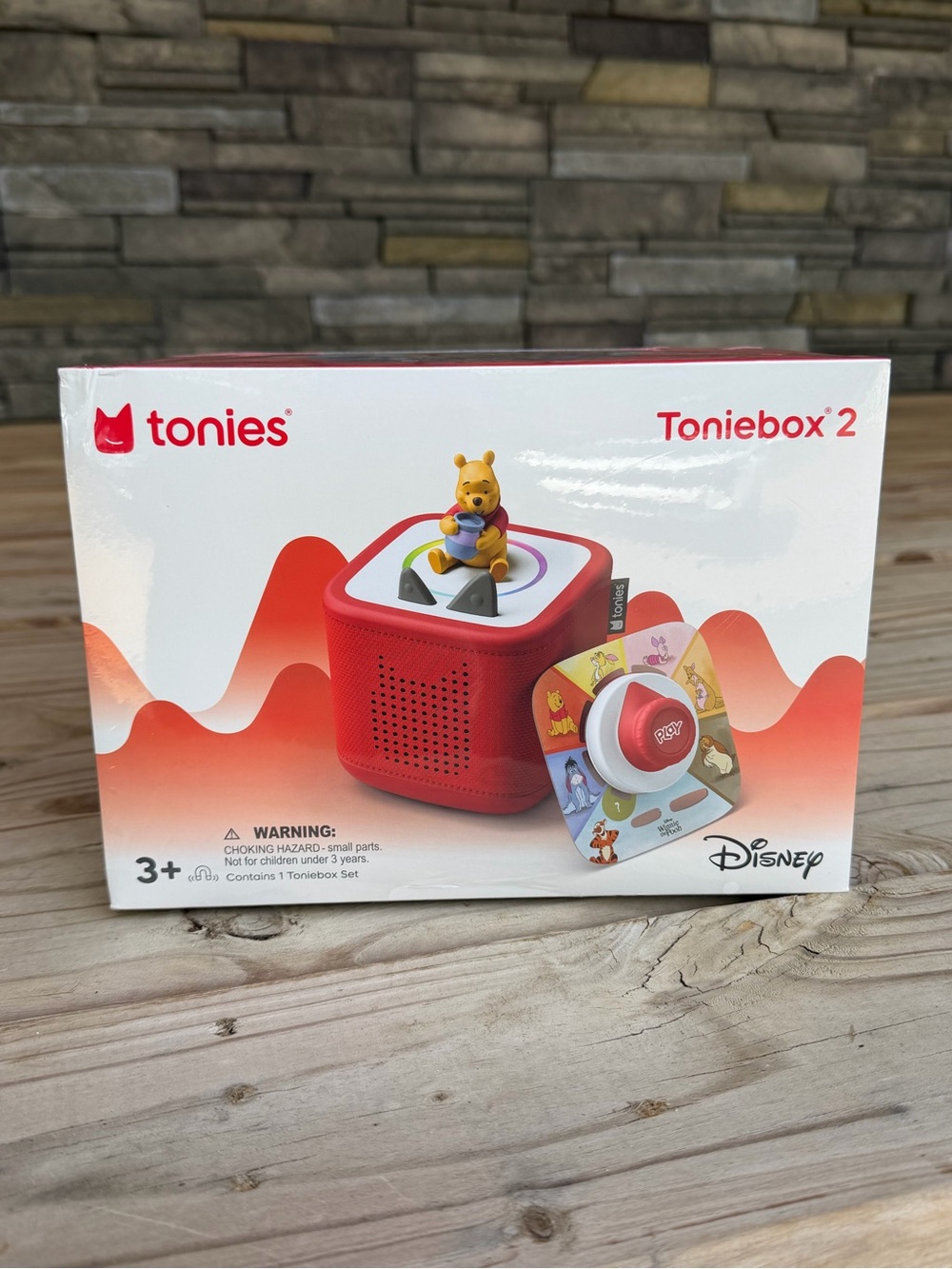 NWB Disney TonieBox 2 with Pooh Tonie & Game